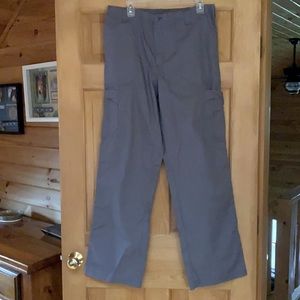 Carhartt men’s grey multi cargo straight scrub pants - Size Medium (32-34) Reg